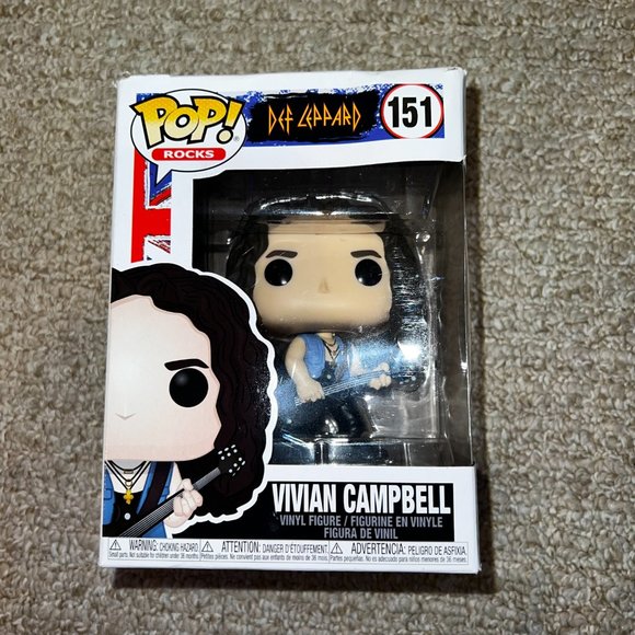 Funko 151 Def Leppard Vivian Campbell in Box - Picture 3 of 8